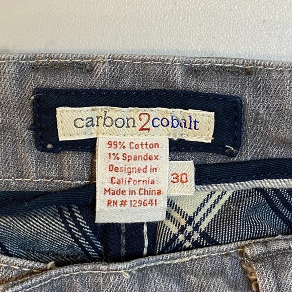 Carbon2Cobalt Gray Casual Button Fly Denim‎ Jeans Pants Trousers  Men's Sz 30x31 - Picture 5 of 10